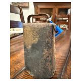 Antique Rustic Metal Cowbell with Handle Antique Rustic Metal Cowbell with Handle