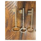 Antique Skeleton Keys Set of 6 Antique Rusted Patina Antique Skeleton Keys Set of 6 Antique Rusted Patina