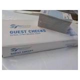 Case of Pro Source Guest Checks Car... Case of Pro Source Guest Checks Car...