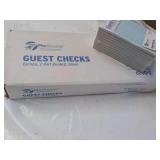 Case of Pro Source Guest Checks Car... Case of Pro Source Guest Checks Car...