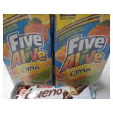 Five Alive Citrus and Bueno Bars... Five Alive Citrus and Bueno Bars...