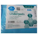Disposable Underpads 50 pads... Disposable Underpads 50 pads...