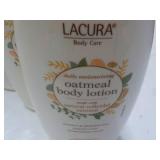 4 Bottles Lacura Oatmeal Body Lotio... 4 Bottles Lacura Oatmeal Body Lotio...