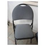 Pair Of Padded Folding Chairs