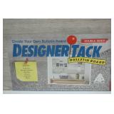 Designer Tack Bulletin Board 24" by 48" Double Sided