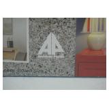 Designer Tack Bulletin Board 24" by 48" Double Sided