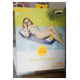 (2ct) Foam Floats 45"x7"x2.5" & (1ct) Hammock Pool Float