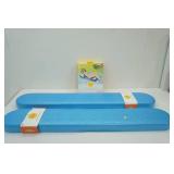(2ct) Foam Floats 45"x7"x2.5" & (1ct) Hammock Pool Float