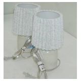 Table Lamp Pair 10.5" tall