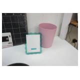 Chalkboard Calendar, Shelf, Woven Baskets