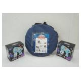Spaceship Play Tent & 2 Bubble Blasters