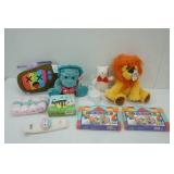 Stuffed Animals, Washcloths, Bath Bocks, Spiderman Light