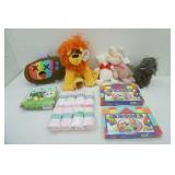 Stuffed Animals, Fidget Slugs, Bath Blocks, Wash Cloths