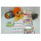 Stuffed Animals, Fidget Slugs, Bath Blocks, Wash Cloths