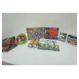 Monster Jam Trucks, Little Foxes, Puzzle, Nerf, Legos, Pencil Cases