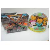 Monster Jam Trucks, Little Foxes, Puzzle, Nerf, Legos, Pencil Cases