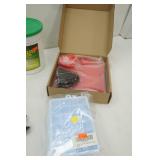 Kitchen Supply Lot: 12 cup coffee pot, silicone bakeware, 5lb electrolyte mix