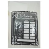 Business Hours Signs, Copy Paper, Binder