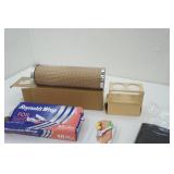 Rolling Grill Basket, Foil Sheets, Lemon Squeezer, Fondu Accessories