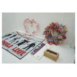 Halloween Welcome Mat, Occasional Wreaths, Graduation Flags ad Figurines