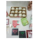 Christmas Ornaments, Window Clings, Bracelet Making Kits, Gift Bags Card Games and more