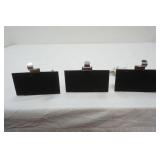 3ct Metal Stocking Hangers. Buck & Fawns