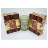 Candles- Large Soy Candle & Warm Cider & Cinnamon Pillars