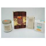 Candles: Drew Barrymore, Room Essentials, Warm Cider & Cinnamon Pillars