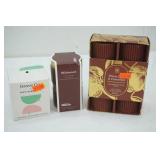 Candles: Drew Barrymore, Room Essentials, Warm Cider & Cinnamon Pillars