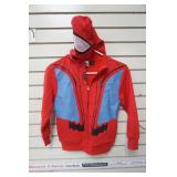 Boys Size Small Spiderman Zip Up Sweatshirt