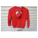 Boys Size Small Spiderman Zip Up Sweatshirt