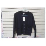 A New Day Size Small Black Cardigan Sweater