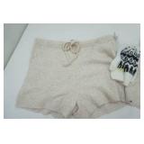2ct XXL Sweater Shorts & Gloves 1ct
