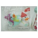 Holiday Duckies, To-Go Hot Cups, Milk Bottle
