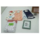4ct Dish Towels, Picture Frames, Treat Bags, ornament hooks
