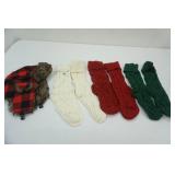 Knitted Socks and Hat