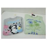 2ct Sweatshirts: Bluey XS & Photosynthesis M