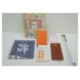 Notebooks, Sticker Book, First Piano Lesson Book , Hello Kitty Notecards and more
