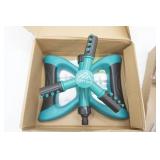 Variety Lot: sprinkler, fresh veggie pouches, garden flag holder, scent cards