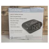 Sharp Digital Dual Alarm Clock with AM/FM Radio Sharp Digital Dual Alarm Clock with AM/FM Radio