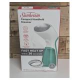 Sunbeam 1000W Compact Handheld Steamer with Brush Attachment Sunbeam 1000W Compact Handheld Steamer with Brush Attachment