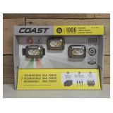 Coast CH1000R 1000-Lumen Headlamp 3-Pack – Rechargeable Dual Power IPX7 Coast CH1000R 1000-Lumen Headlamp 3-Pack – Rechargeable Dual Power IPX7