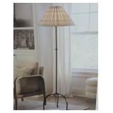 Metal Floor Lamp with Green Pleated Plaid Shade - Threshold™ designed with Studio McGee: ETL Listed, 62.5" Height Metal Floor Lamp with Green Pleated Plaid Shade - Threshold™ designed with Studio McGee: ETL Listed, 62.5" Height