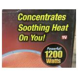 HANDY HEATER 1200-Watt Electric Ceramic Parabolic Space Heater HANDY HEATER 1200-Watt Electric Ceramic Parabolic Space Heater