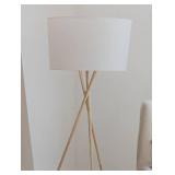 59"x18.5" Modern Tripod Floor Lamp Natural - Threshold™: Linen Shade, Metal Body, ETL Listed, 3-Way Switch 59"x18.5" Modern Tripod Floor Lamp Natural - Threshold™: Linen Shade, Metal Body, ETL Listed, 3-Way Switch