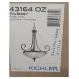 Kichler Monroe Pendant 3-Light, Olde Bronze Kichler Monroe Pendant 3-Light, Olde Bronze