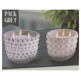Essenza  Outdoor Scented Citronella Candle Grey - 2 Pack Essenza  Outdoor Scented Citronella Candle Grey - 2 Pack