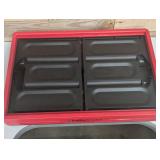 Greenmade InstaCrate 12 gal Black/Red Folding Crate 11.7 in. H X 14.2 in. W X 21 in. D Stackable Greenmade InstaCrate 12 gal Black/Red Folding Crate 11.7 in. H X 14.2 in. W X 21 in. D Stackable