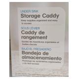 POLDER Under Sink Storage Caddy GRAY Kitchen Bathroom Organizer 16.75x10.5" IN POLDER Under Sink Storage Caddy GRAY Kitchen Bathroom Organizer 16.75x10.5" IN