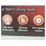 HANDY HEATER 1200-Watt Electric Ceramic Parabolic Space Heater HANDY HEATER 1200-Watt Electric Ceramic Parabolic Space Heater